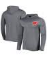 ფოტო #3 პროდუქტის Men's Gray Wisconsin Badgers Hoodie Long Sleeve T-shirt