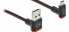 Delock EASY-USB 2.0 Cable Type-A male to EASY-USB Type Micro-B male angled up / down 1 m black - 1 m - USB A - Micro-USB B - USB 2.0 - Black