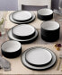 Colortex Stone Stax Dinner Plates, Set of 4