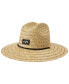 Фото #1 товара Men's Natural Tides Logo Straw Hat