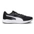 Фото #1 товара Puma Twitch Runner Wide Running Mens Black Sneakers Athletic Shoes 37692501