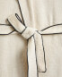 (320 gxm²) cotton bathrobe with overlock