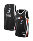 ფოტო #1 პროდუქტის Big Boys and Girls Diana Taurasi Black Phoenix Mercury 2021 Rebel Edition Victory Player Jersey