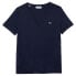 LACOSTE TF8392 Boy short sleeve v neck T-shirt