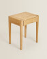 Фото #2 товара Oak bedside table with drawer