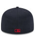 Фото #3 товара Men's Navy Atlanta Braves 2024 Clubhouse 59FIFTY Fitted Hat