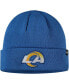 Boys Blue Los Angeles Rams Basic Cuffed Knit Hat