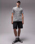 Topman regular essentials t-shirt with stripe in black