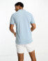 Polo Ralph Lauren icon logo pique polo slim fit in light blue