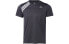 Фото #1 товара adidas 条纹跑步训练短袖T恤 国际版 男款 黑色 / Футболка Adidas T ED9294