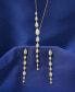 Diamond Asymmetric Lariat Necklace (1 ct. t.w.) in 14k Gold or 14k White Gold, 15" + 2" extender, Created for Macy's
