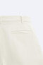 TEXTURED CHINO BERMUDA SHORTS