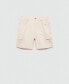 Men's Denim Cotton Cargo Shorts