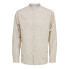 Фото #1 товара SELECTED Regular New Linen China long sleeve shirt