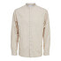 SELECTED Regular New Linen China long sleeve shirt