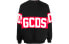 Фото #1 товара Толстовка мужская GCDS с масштабным логотипом, черно-красная, модель CC94M021012-02