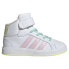 ADIDAS Grand Court Mid trainers Ftwr White / Clear Pink / Ice Yellow, 34 - фото #2