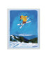 Фото #1 товара Winter Athlete Ski Jump Snow Sports Art , 13" x 19"