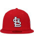 ფოტო #2 პროდუქტის Men's Red St. Louis Cardinals 2006 World Series Wool 59FIFTY Fitted Hat
