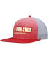 ფოტო #1 პროდუქტის Men's Cardinal, Gray Iowa State Cyclones Snapback Hat