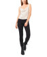 ფოტო #7 პროდუქტის Women's Sequin Wide Strap Draped Tank Top