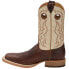 Фото #3 товара Justin Boots Caddo Square Toe Cowboy Mens Brown Dress Boots BR776