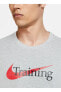 Фото #3 товара Футболка мужская Nike Bisiklet Yaka Düz Gri CZ7989-063 M NK DFC TEE SW TRAINING