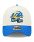 Фото #3 товара Men's Cream, Royal Los Angeles Rams 2022 Sideline 39THIRTY 2-Tone Flex Hat
