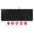 Cherry KC 1000 - Keyboard - Laser - 4 keys QWERTZ - Black