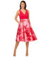 ფოტო #1 პროდუქტის Women's Printed Sleeveless Midi Dress