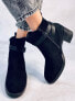 Ботинки на устойчивом каблуке YONDA BLACK