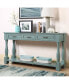 Фото #6 товара 63" Wood Console Table with Drawers & Shelf