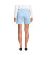 ფოტო #3 პროდუქტის Petite Sport Knit High Rise Elastic Waist Shorts