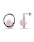 ფოტო #4 პროდუქტის Silver Plated Multi Genuine Stone Stud Earrings