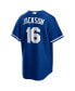 Фото #2 товара Men's Bo Jackson Royal Kansas City Royals Alternate Cooperstown Collection Replica Player Jersey