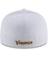 Фото #3 товара Men's White Minnesota Vikings Omaha 59FIFTY Fitted Hat