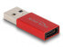 Delock 60044 - USB C - USB A - Red
