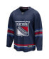 Фото #3 товара Men's Navy New York Rangers Alternate Premier Breakaway Jersey