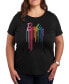 Trendy Plus Size Barbie Pride Paint Graphic T-shirt