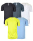 Фото #36 товара Men's Short Sleeve Moisture-Wicking Quick Dry Performance Crew Neck Tee -5 Pack