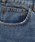 ფოტო #3 პროდუქტის Women's Slits Detail Medium-Rise Straight Jeans