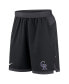 Фото #3 товара Men's Black Colorado Rockies Authentic Collection Flex Vent Performance Shorts