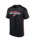 Фото #3 товара Men's Black, Red Detroit Red Wings Authentic Pro Rink Tech T-Shirt