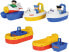 Big - Waterplay Amsterdam - Blue Waterway, 175 x 143 x 27 cm, with 4 Boats, Seaplane and 3 Toy Figures, 2 Locks, Water Pump and Harbour Basin, from 3 Years