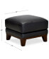 Фото #6 товара Jeddo 25" Leather Ottoman, Created for Macy's