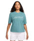 ფოტო #1 პროდუქტის Women's Sportswear Cotton Crewneck Short-Sleeve T-Shirt