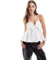 Фото #3 товара ASOS DESIGN oversized bow cami in ivory