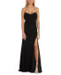 Juniors' Embellished-Strap Jersey Gown