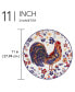 Фото #3 товара Morning Rooster Set of 4 Dinner Plates