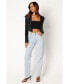 ფოტო #8 პროდუქტის Women's Monica All Over Pearl Crop Jacket